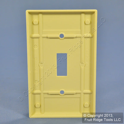 Leviton 86301 Ivory 1-Gang Plastic Toggle Switch X-Deep Wallplate Cover Plate