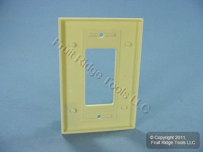 Leviton 86601 Ivory 1-Gang Decora GFCI GFI Plastic Oversize Wallplate Cover