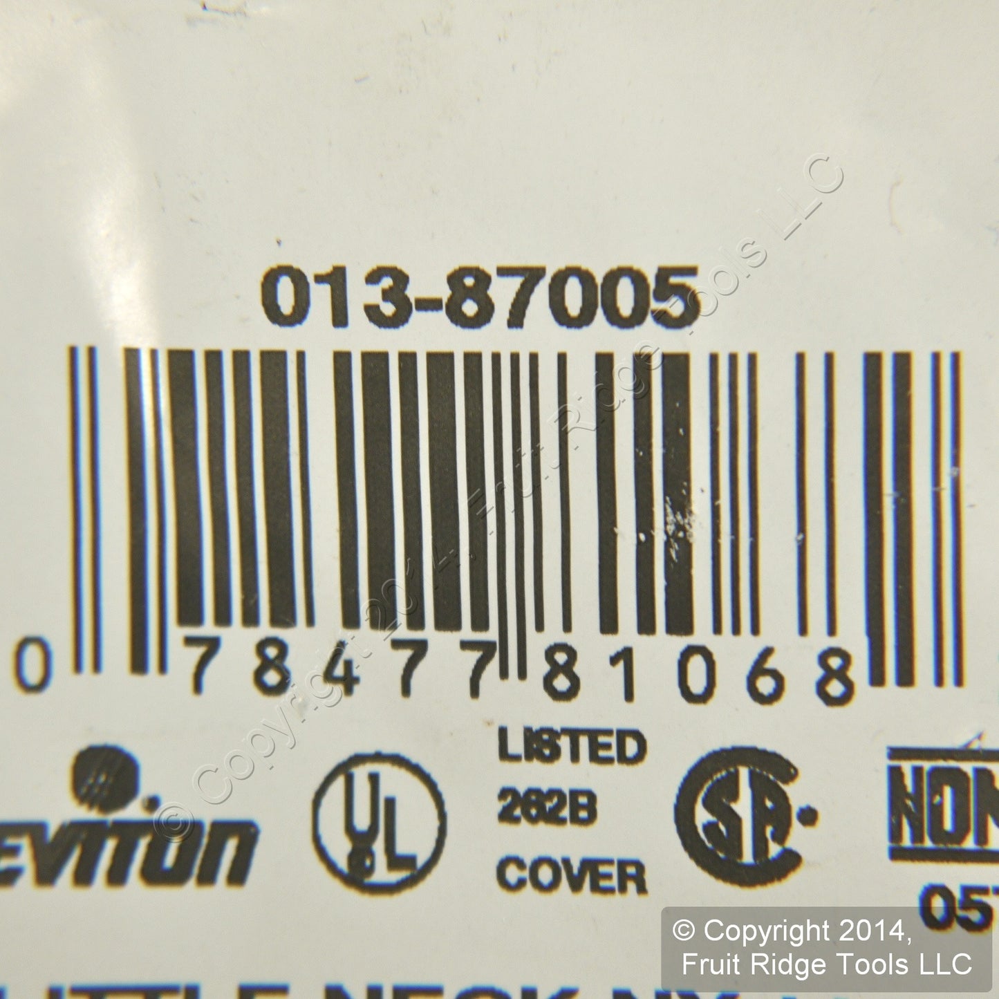 Leviton 87005 Gray 2-Gang Toggle Switch Duplex Outlet Plastic Standard Wallplate