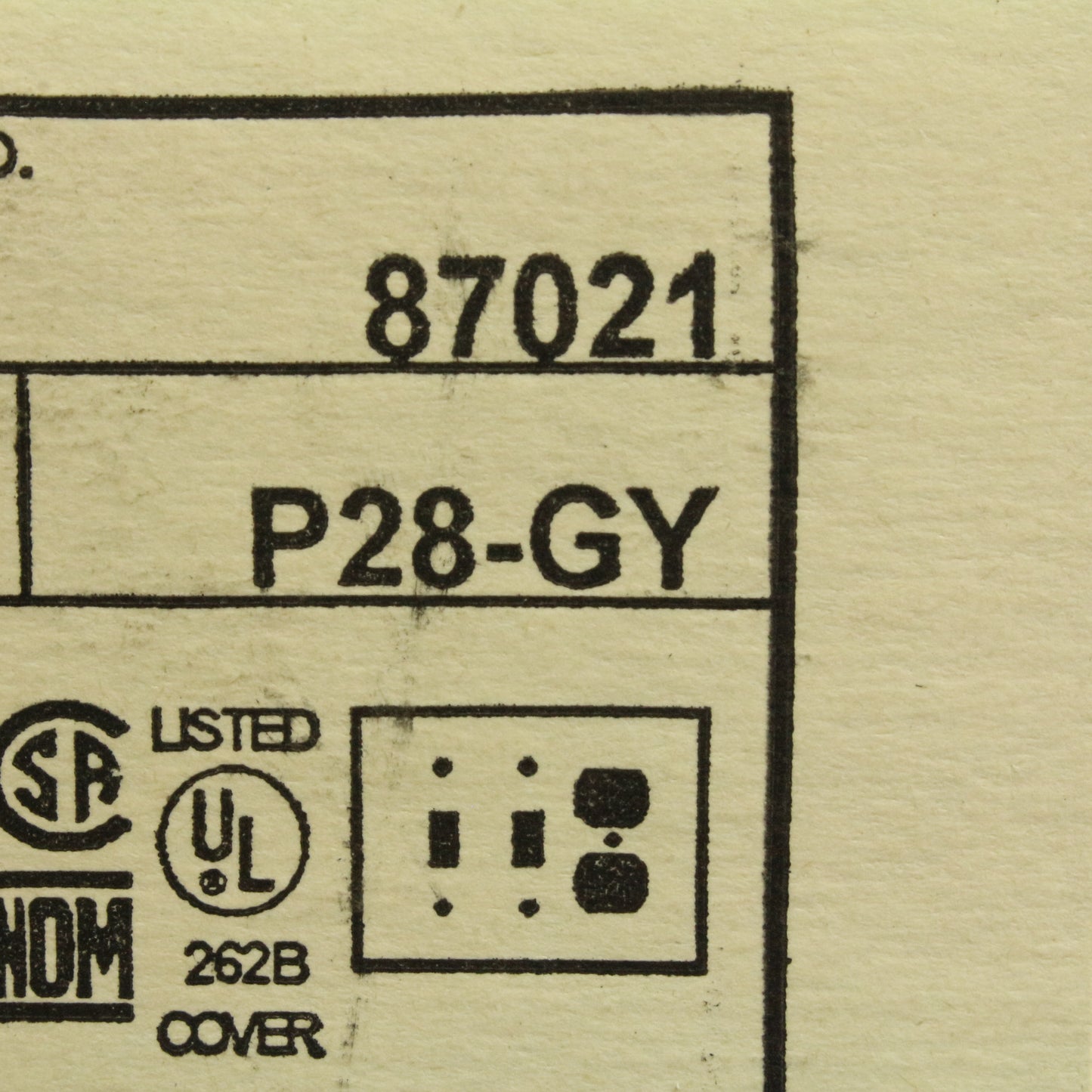 Leviton 87021 Gray 3-Gang Toggle Duplex Plastic Standard Wallplate Cover 10-pack
