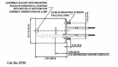 Leviton Porcelain Mogul Super Metalarc HID Lamp Holder Light Socket 1500W 8750-4