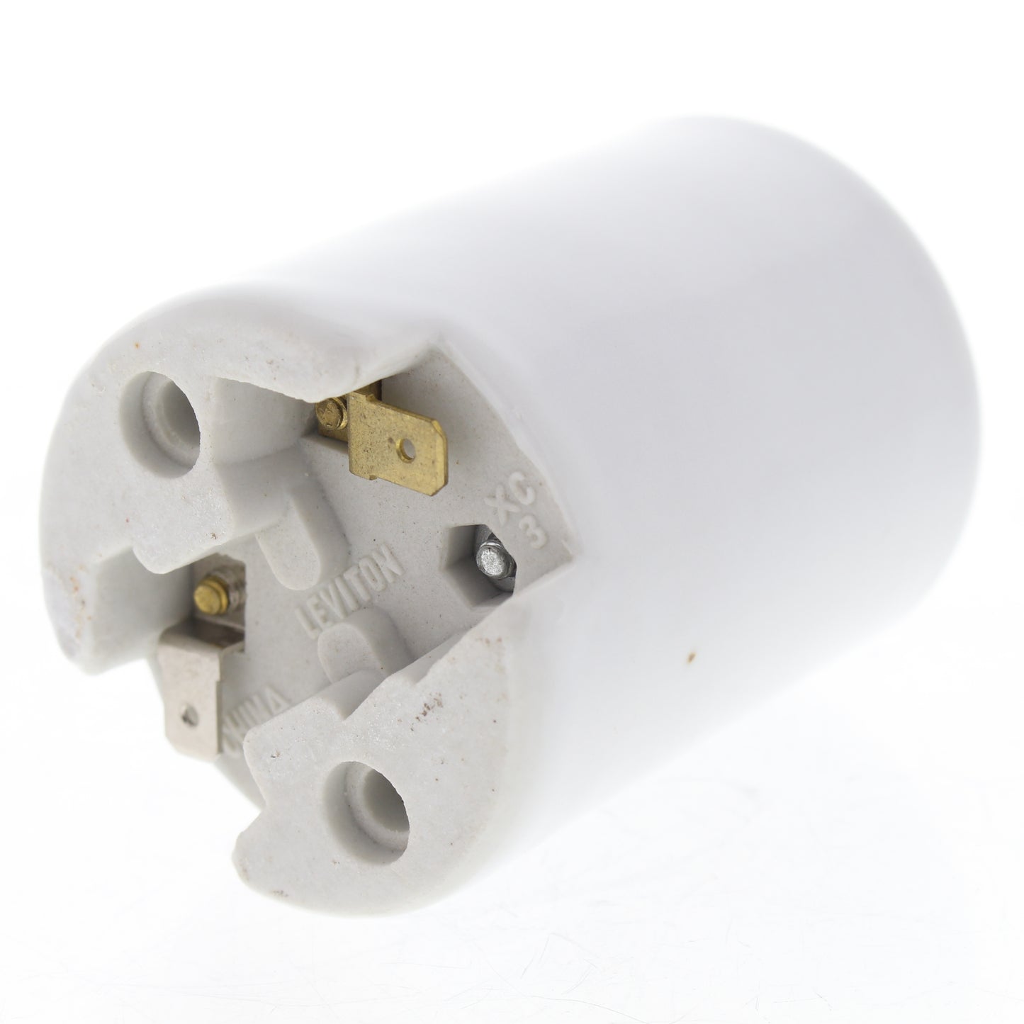 Leviton 8780-QC Quick-Connect 4KV Pulse Mogul Porcelain Lampholder 600V 1500W