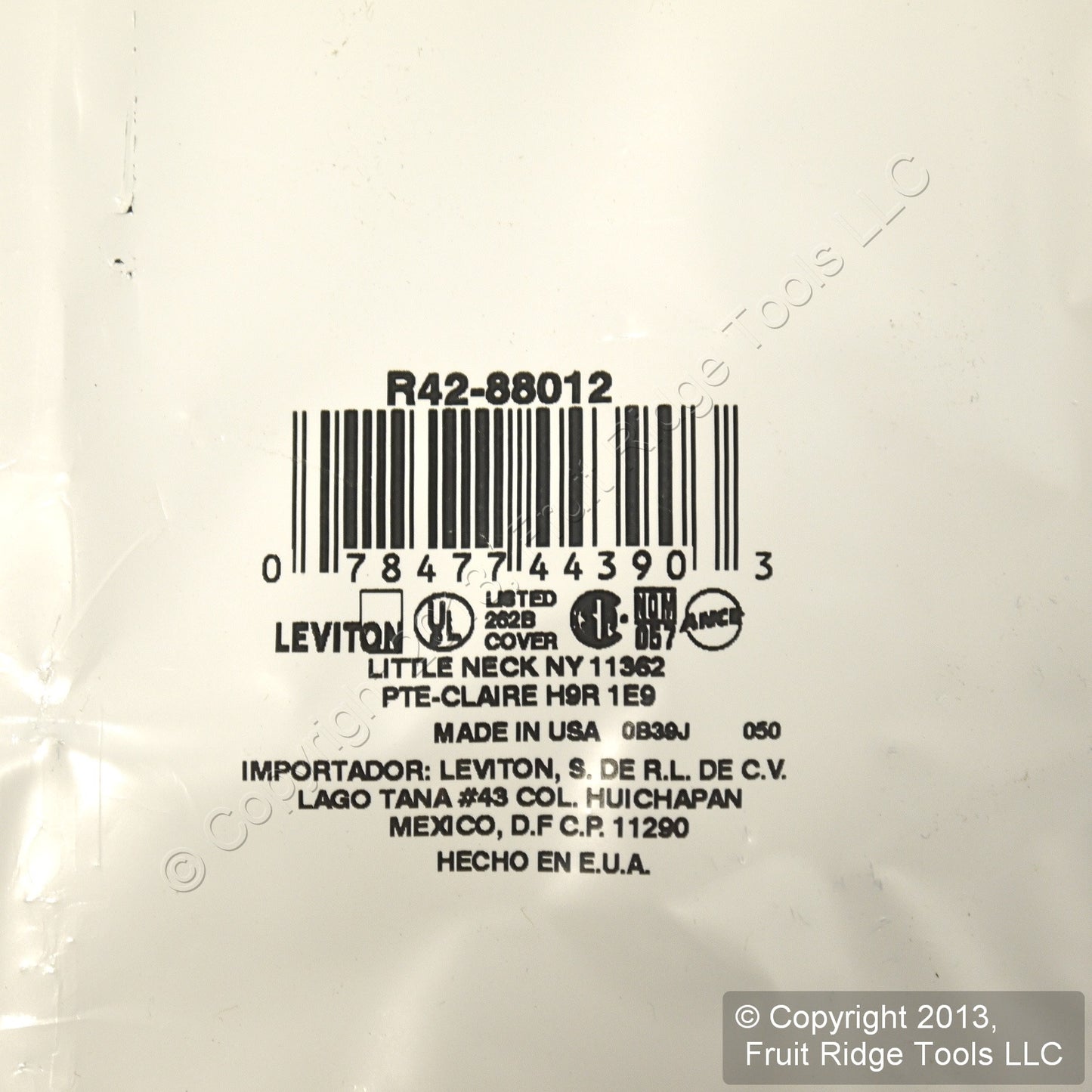 Leviton 88012 White 4-Gang Toggle Light Switch Cover Thermoset Wallplates 100pk
