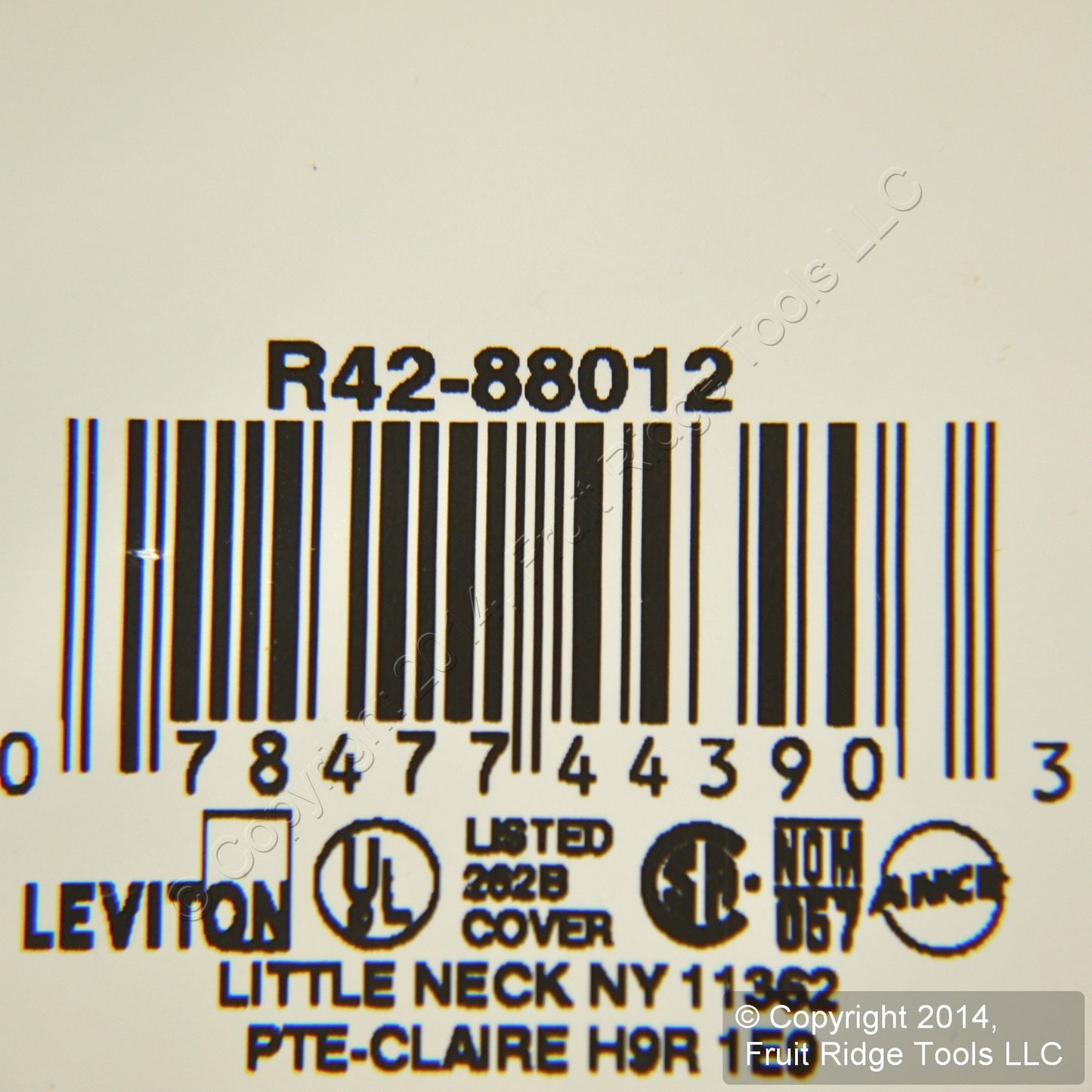 Leviton 88012 White 4-Gang Toggle Light Switch Cover Thermoset Wallplate 50-Pack
