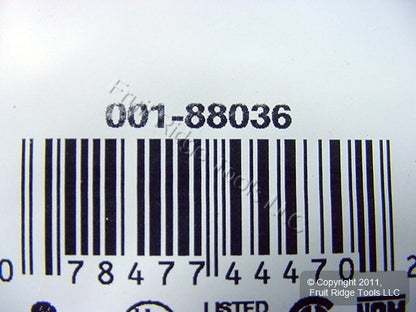 Leviton 88036 White 6-Gang Toggle Switch Plastic Standard Wallplate Cover Plate