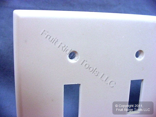 Leviton 88036 White 6-Gang Toggle Switch Plastic Standard Wallplate Cover Plate