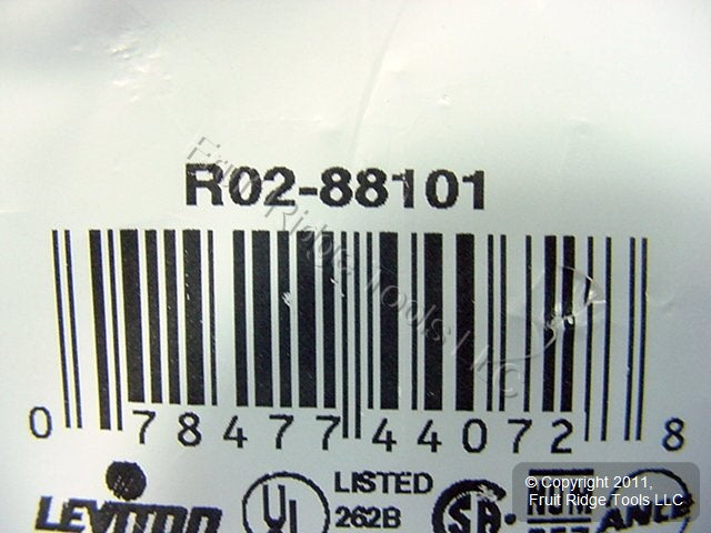 Leviton 88101 White 1-Gang Toggle Switch Plastic Oversize Wallplate Cover Plate
