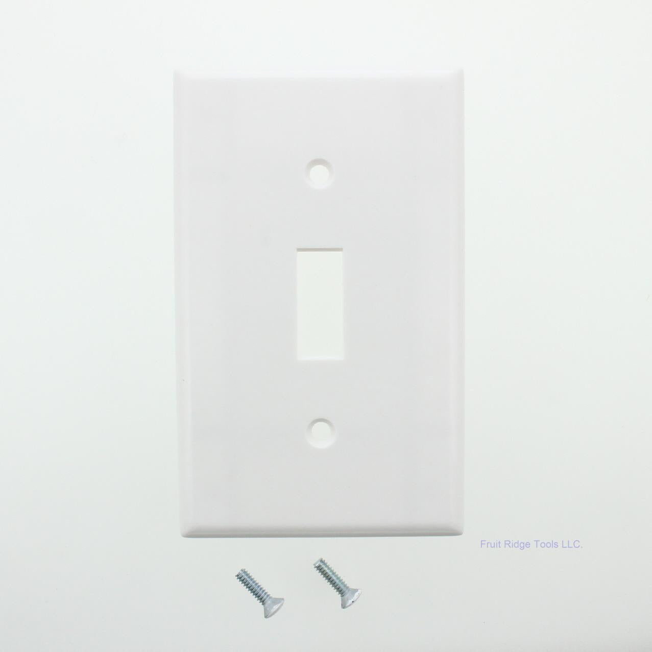 Leviton 88301 White 1-Gang Toggle Switch Plastic X-Deep Wallplate Covers 25pcs
