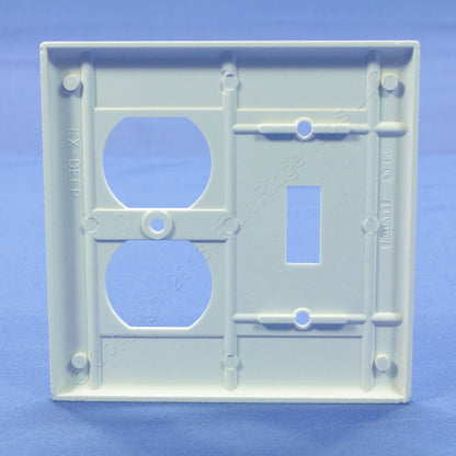 Leviton 88305 White X-Deep Toggle Switch Outlet Plastic Cover Wallplates 25-Pack