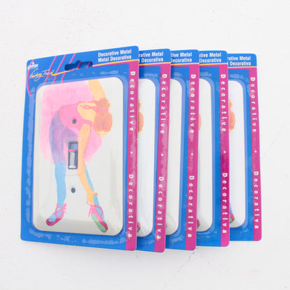 Leviton 89001-BAL Ballerina 1-Gang Toggle Switch Metal Cover Wallplates 5-Pack