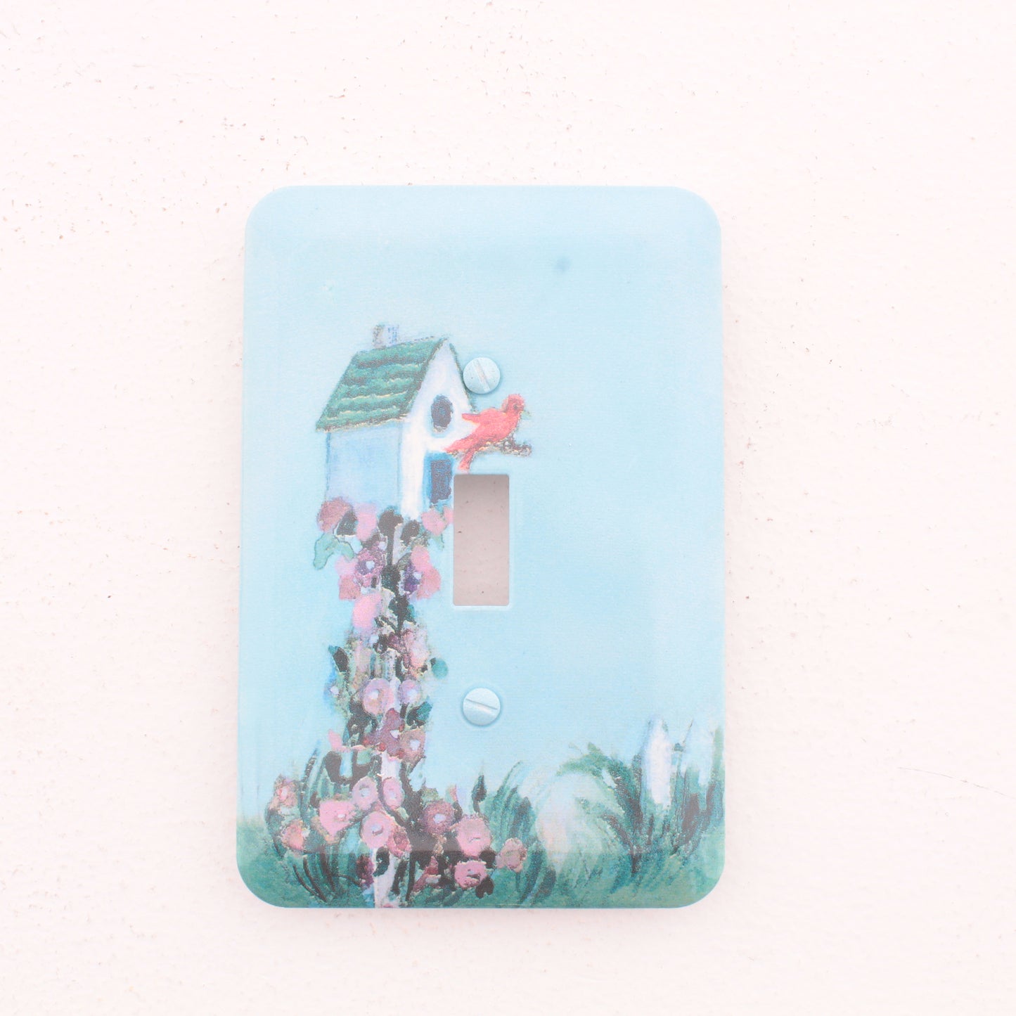 Leviton 89001-BIH Birdhouse 1-Gang Toggle Switch Metal Oversize Wallplate Cover