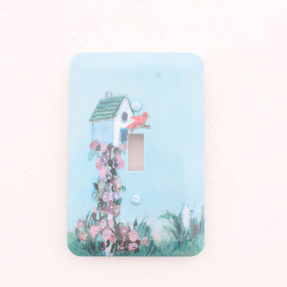 Leviton 89001-BIH Birdhouse 1-Gang Toggle Switch Metal Oversize Wallplate Cover