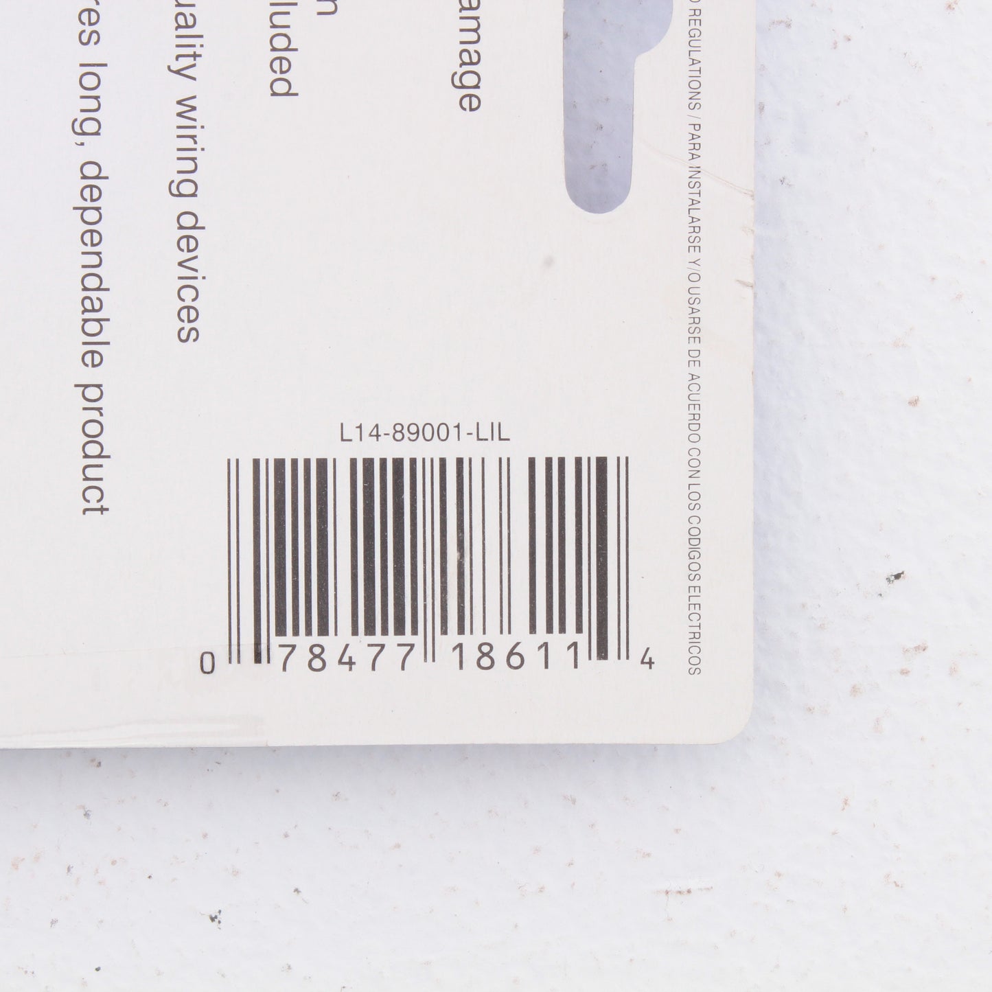 Leviton 1-Gang 89001-LIL Lilac Toggle Switch Metal Oversize Wallplate Cover