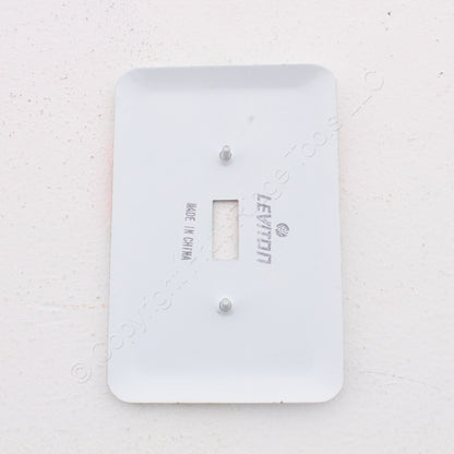 Leviton 89001-SFL Sunflower 1-Gang Toggle Switch Metal Oversize Wallplate Cover