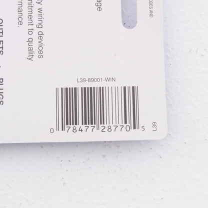 Leviton 89001-WIN Wine Glass 1-Gang Toggle Switch Metal Oversize Wallplate Cover