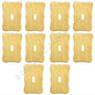 Leviton 89201-CVP Golden Pine 1-Gang Toggle Wood Oversize Wallplate Cover 10pcs
