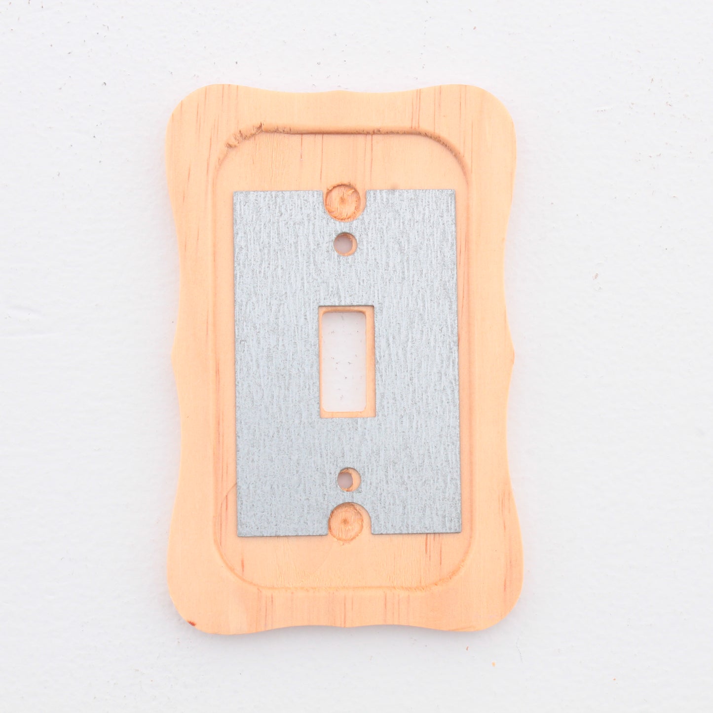 Leviton 89201-CVP Golden Pine 1-Gang Toggle Wood Oversize Wallplate Cover 5-pack