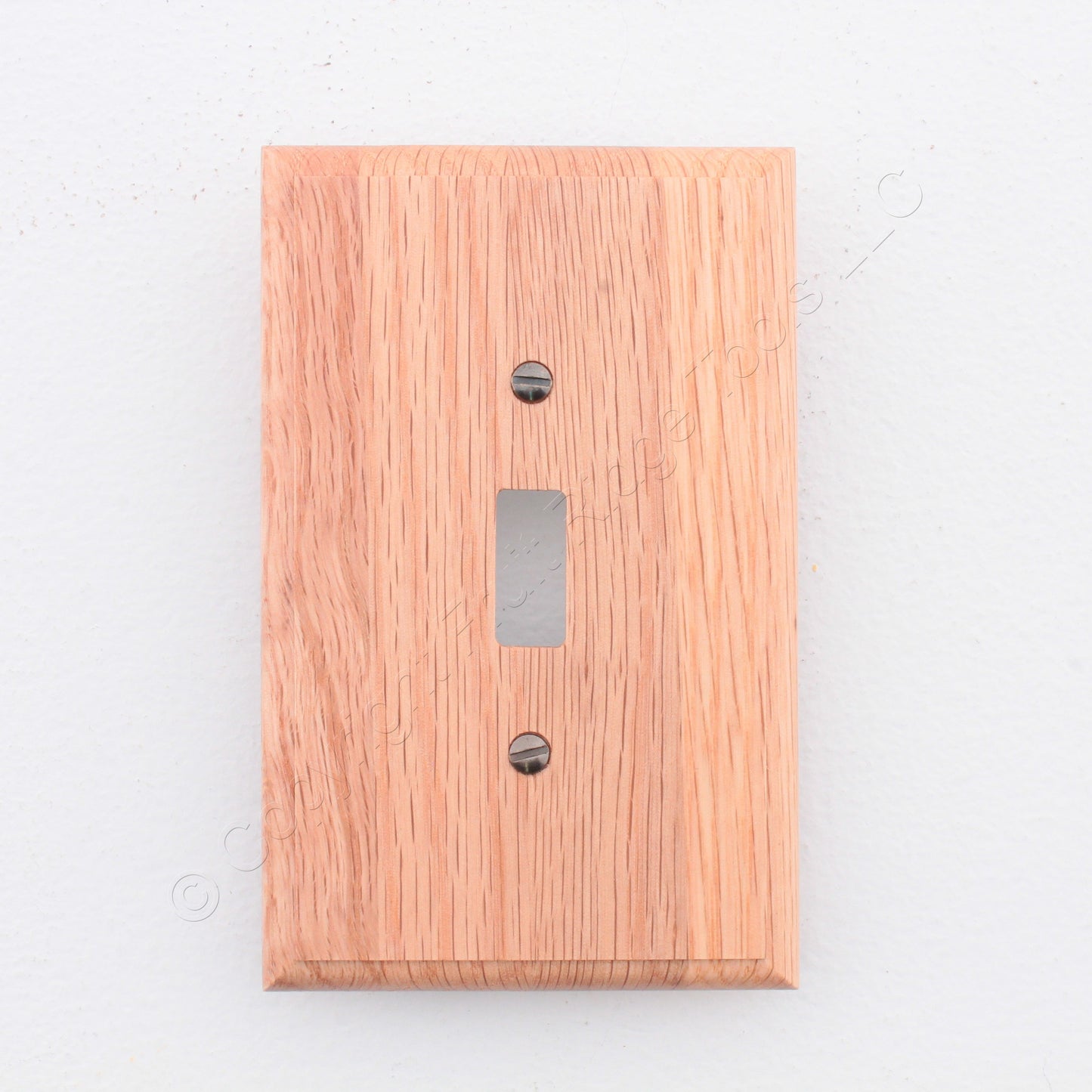 Leviton 89201 Oak Finished Wood Toggle Switch Cover Wallplate Switchplates 10pk