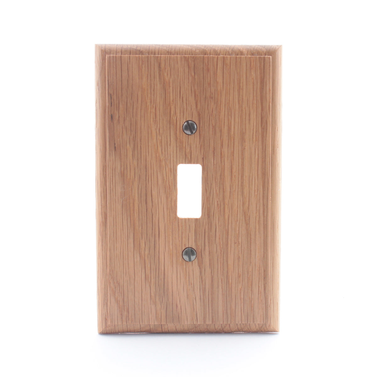 Leviton 89201-OAK Oak Finished Wood Toggle Switch Cover Wallplate Switchplate