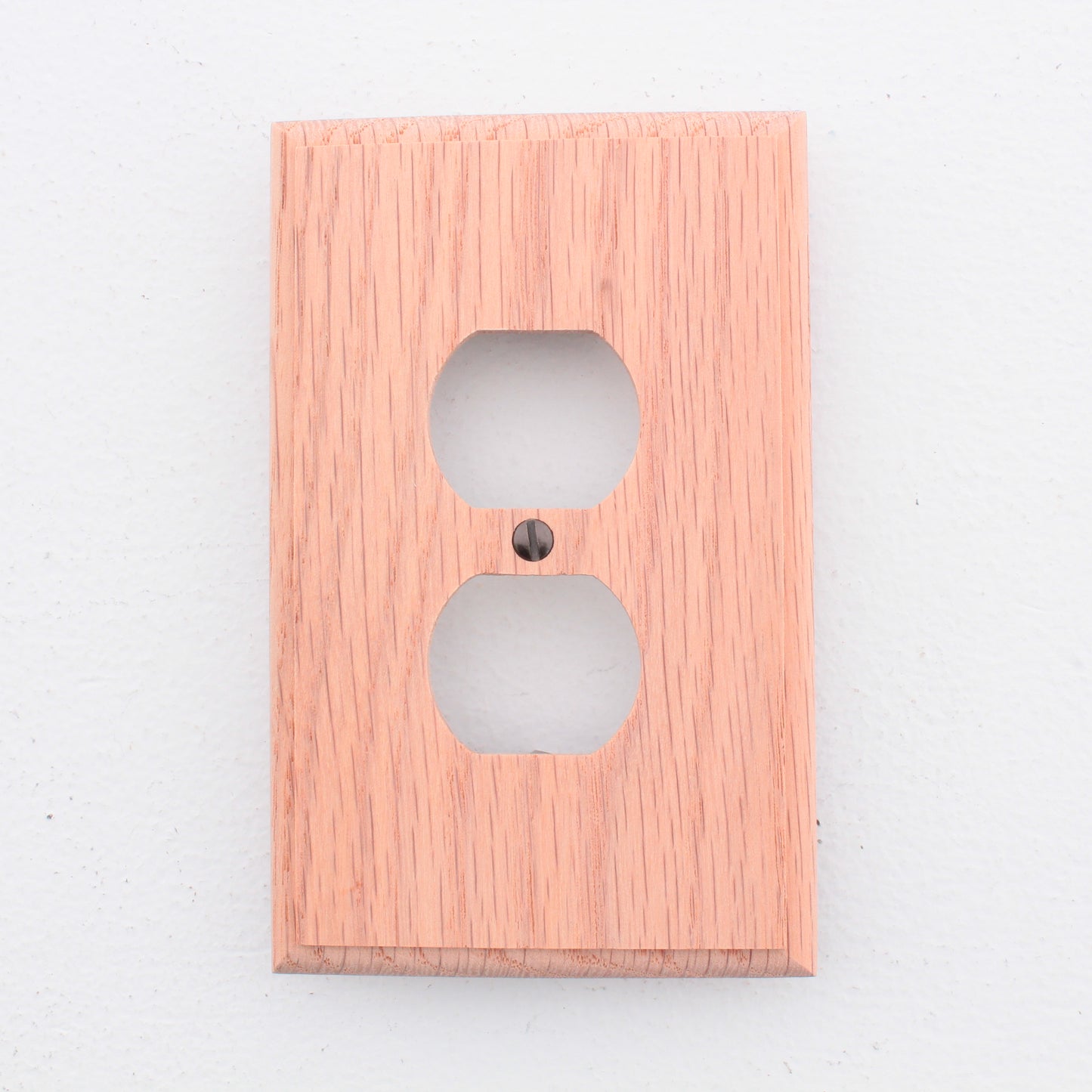 Leviton Unfinished Wood Receptacle Wallplate Duplex Outlet 1Gang Cover 89203-UNF