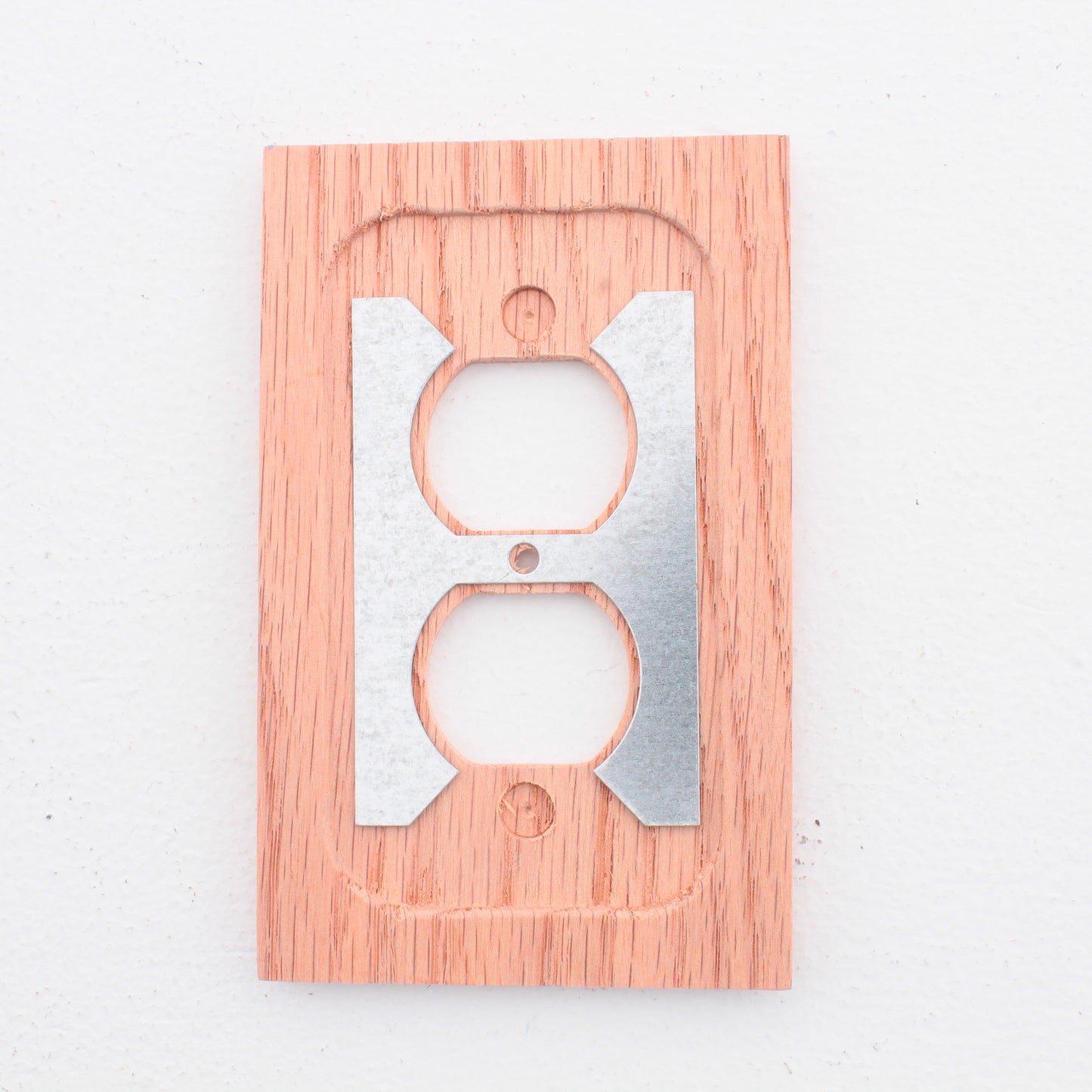 Leviton Unfinished Wood Receptacle Wallplate Duplex Outlet 1Gang Cover 89203-UNF