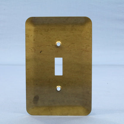 Leviton 89301-ATB Antique Brass 1-Gang Toggle Metal Oversize Wallplate Cover 5pc