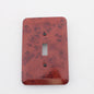 Leviton 1G Jumbo Birdseye Maple Toggle Switch Cover Wallplate 89301-BBM