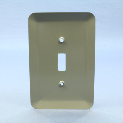 Leviton 89301-BBR Antique Bronze 1-Gang Switch Cover Toggle Metal Wallplate 5pcs