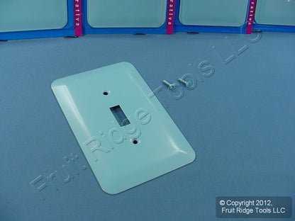Leviton 89301-BLU Blue Iridescent 1-Gang Toggle Metal Oversize Wallplates 5pcs