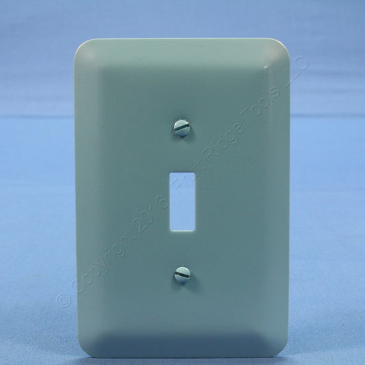 Leviton 89301-BLU Blue Iridescent 1-Gang Toggle Metal Oversize Wallplate Cover