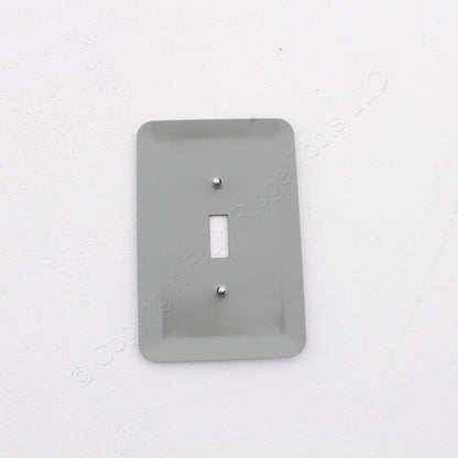 Leviton 89301-BML Black Marble 1-Gang Toggle Metal Oversize Wallplate Cover 5pcs