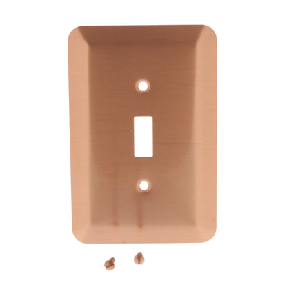 Leviton 89301-COP Copper Oversize 1-Gang Toggle Switch Wallplate Jumbo Cover