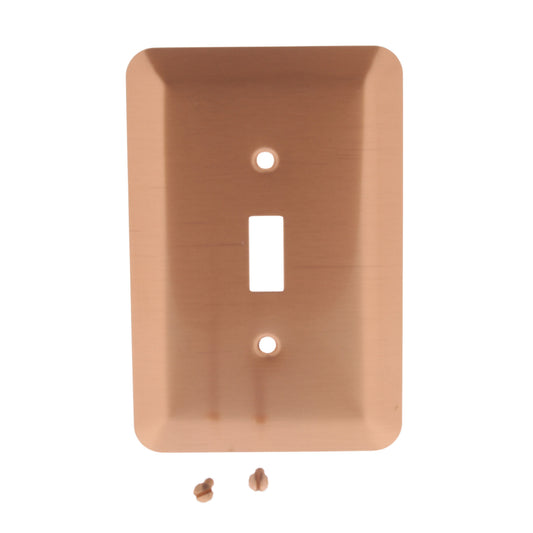 Leviton 89301-COP Copper Oversize 1-Gang Toggle Switch Wallplate Jumbo Cover