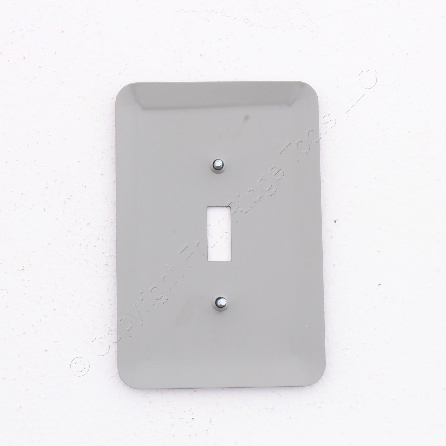 Leviton 89301-GBL Black Granite 1-Gang Toggle Metal Oversize Wallplate Cover 5pc