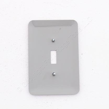 Leviton 89301-GBL Black Granite 1-Gang Toggle Metal Oversize Wallplate Cover 5pc