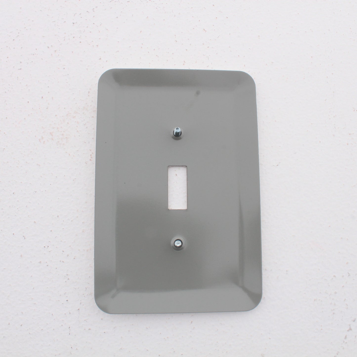 Leviton 89301-IML Ivory Marble 1-Gang Toggle Switch Metal Oversize Wallplate
