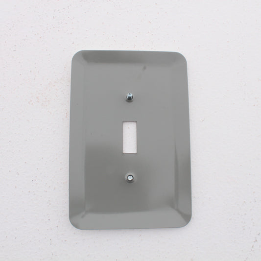 Leviton 89301-IML Ivory Marble 1-Gang Toggle Switch Metal Oversize Wallplate