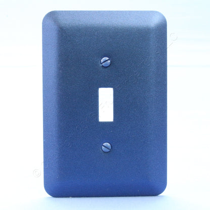 Leviton 1G Jumbo Metallic Blue Switch Cover Oversize Toggle Wall Plate 89301-MBL