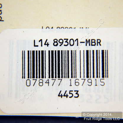 Leviton 89301-MBR Metallic Bronze 2G Switch Toggle Oversize Wallplates 10-Pack