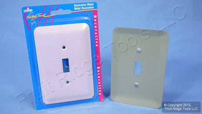 Leviton 89301-PNK Pink Iridescent 1-Gang Toggle Metal Oversize Wallplates 5pcs