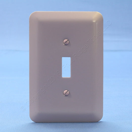 Leviton 89301-PNK Pink 1-Gang Toggle Metal Cover Wallplate Switchplate