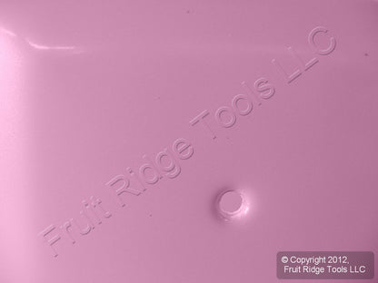Leviton 89301-PNK Pink 1-Gang Toggle Metal Cover Wallplate Switchplate