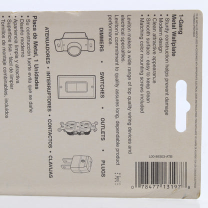 5 Leviton Jumbo Antique Brass Receptacle Wallplate Outlet Covers 89303-ATB
