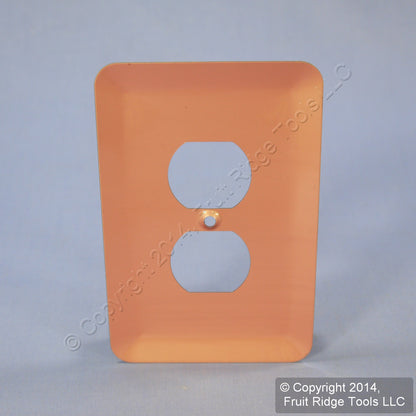 Leviton 89303-COP Copper 1-Gang Duplex Metal Oversize Wallplate Cover 10-pack