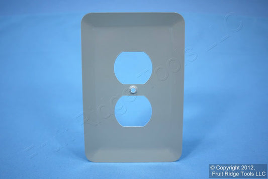Leviton Jumbo Ivory Marble Steel Outlet Cover Oversize Receptacle 89303-IML