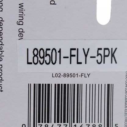 Leviton 89501-FLY Butterfly 1-Gang Toggle Ceramic Standard Wallplate Cover 5pcs