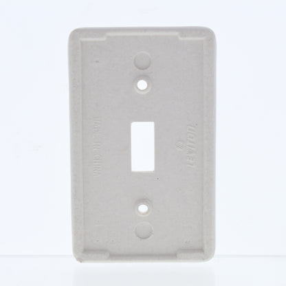 Leviton 89501-FLY Butterfly 1-Gang Toggle Ceramic Standard Wallplate Cover 5pcs