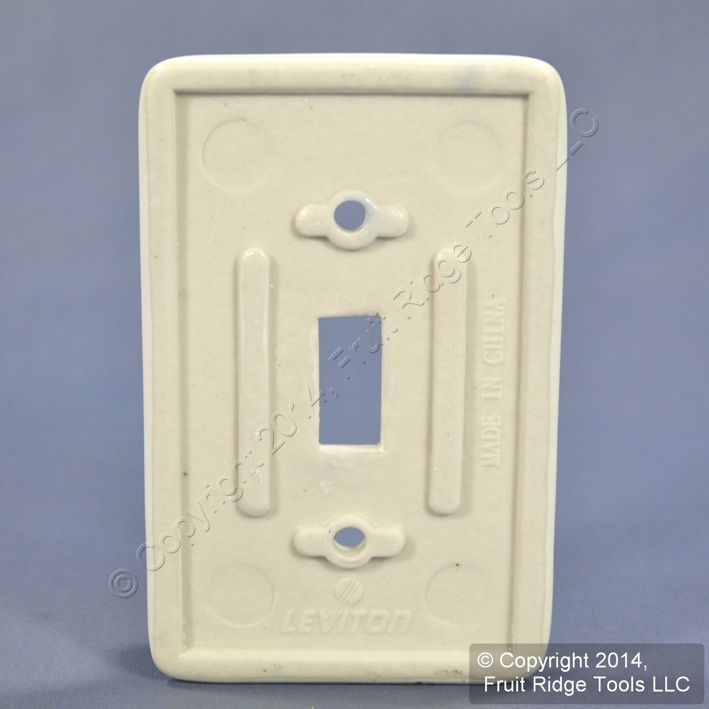 Leviton 89501-FLY Butterfly 1-Gang Ceramic Toggle Switch Standard Size Wallplate
