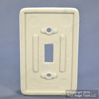 Leviton 89501-FLY Butterfly 1-Gang Ceramic Toggle Switch Standard Size Wallplate