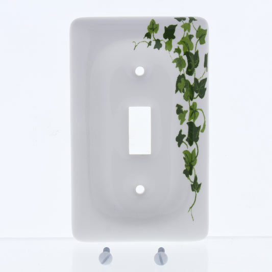Leviton 89501-GRN Green Vine 1-Gang Toggle Ceramic Standard Wallplate Cover 5pcs